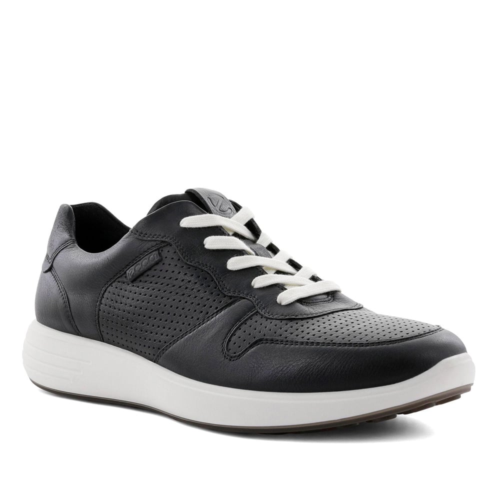 Ecco Soft 7 Runner M Black Premium Leather - 121 Shoes