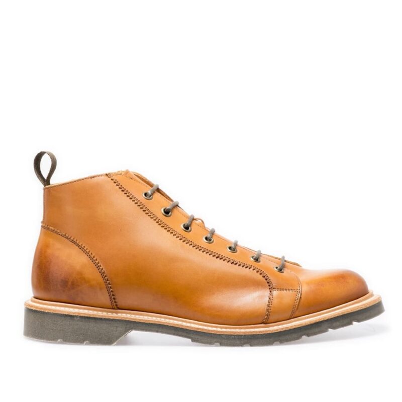 Solovair Acorn Monkey Boot. Upper made from quality leather.