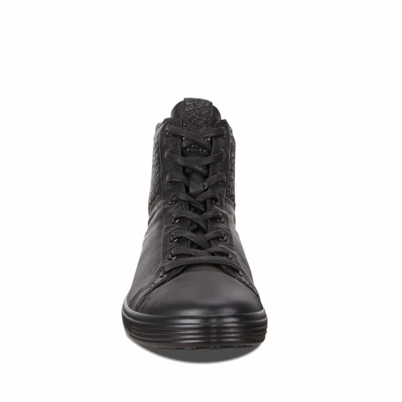 Ecco Soft 7 Black Droid Celadon. Premium shoes