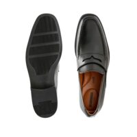 Clarks Tilden Way Black Leather. Premium Shoes