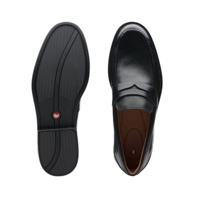Clarks Un Aldric Step Black. Premium Shoes
