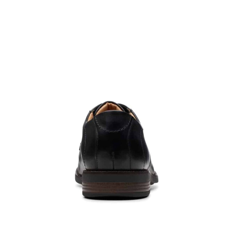 Clarks Becken Lace Black Leather. Premium Shoes