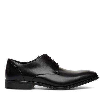 Clarks Gilman Plain Black. Premium Shoes