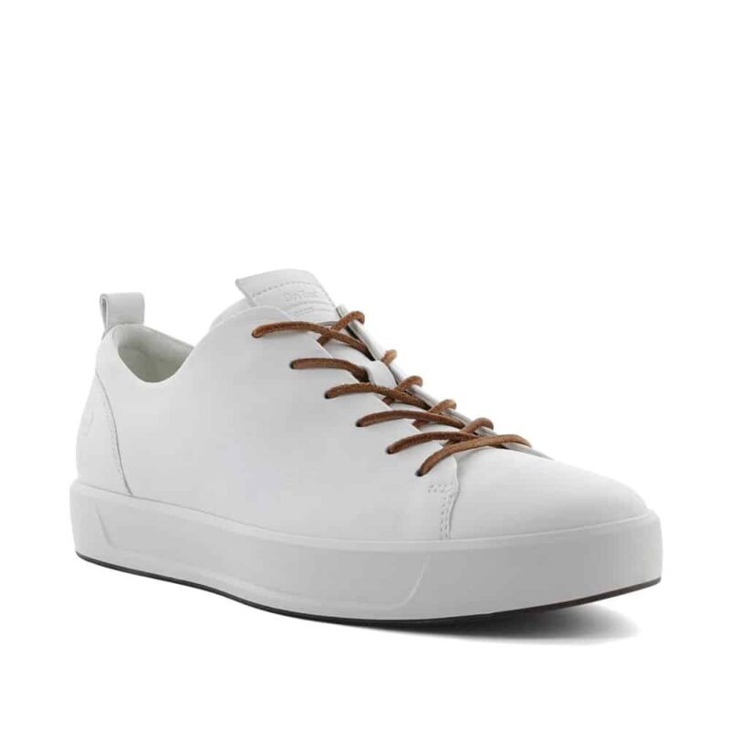Ecco Soft 8 White Celeste. Premium shoes