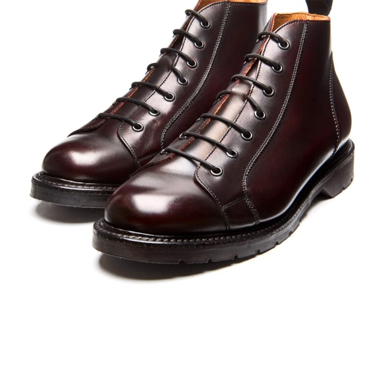 Solovair Burgundy Monkey Boot. Made from quality leather