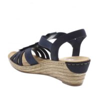 Rieker 62436-14 Blue Ladies Navy's Sandals. Stylish Premium Sandals