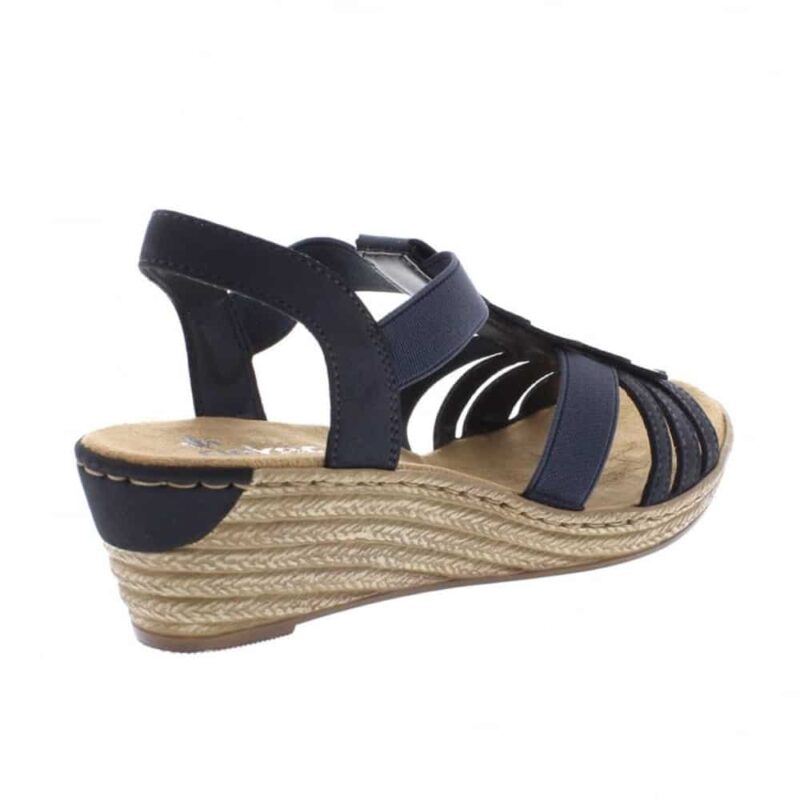 Rieker 62436-14 Blue Ladies Navy's Sandals. Stylish Premium Sandals