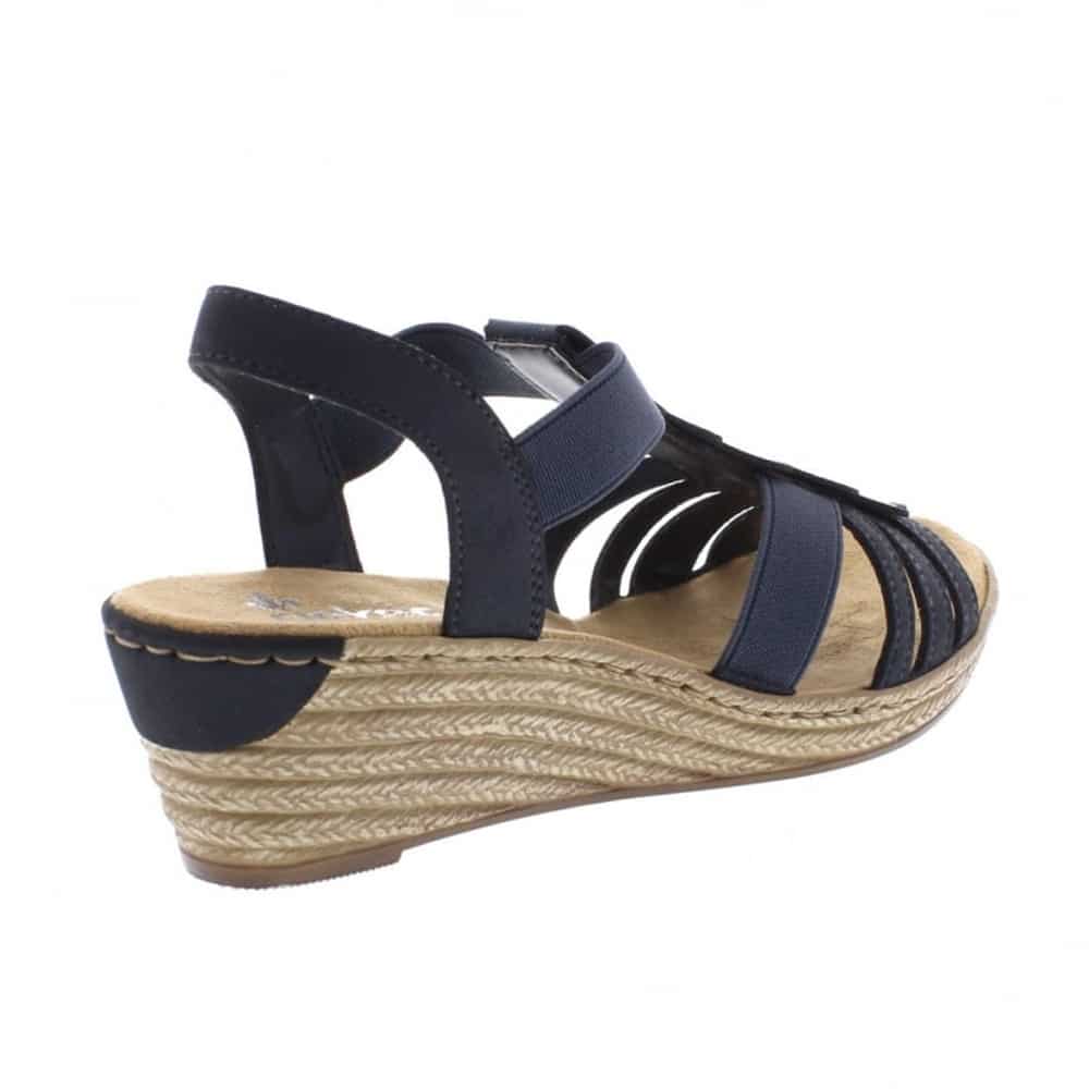 Rieker 62436-14 Blue Ladies Navy's Sandals - 121 Shoes