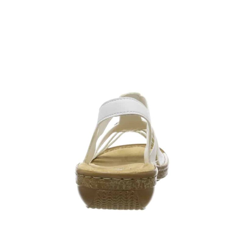 Rieker 628G5-80 White. Stylish Women's Shoes