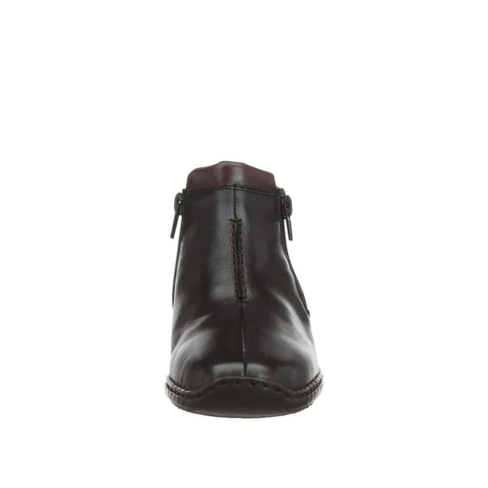 Rieker L3882-00 Ladies Black Combination Ankle Boots - 121 Shoes