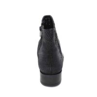 Lotus Black Marble Leather Snake-Print. Premium Women's Shoes