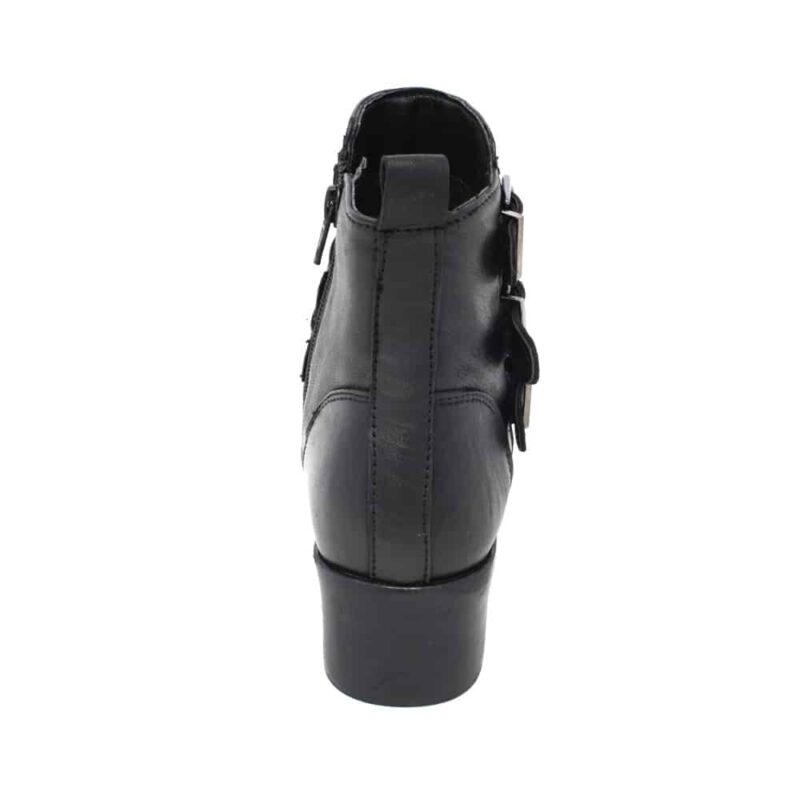 Lotus Mathilda Black Leather. Premium Women's Shoes