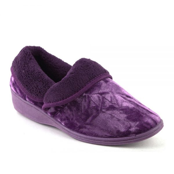 Lotus Doris Purple Full Slipper Premium Women's Shoes - 121 Shoes