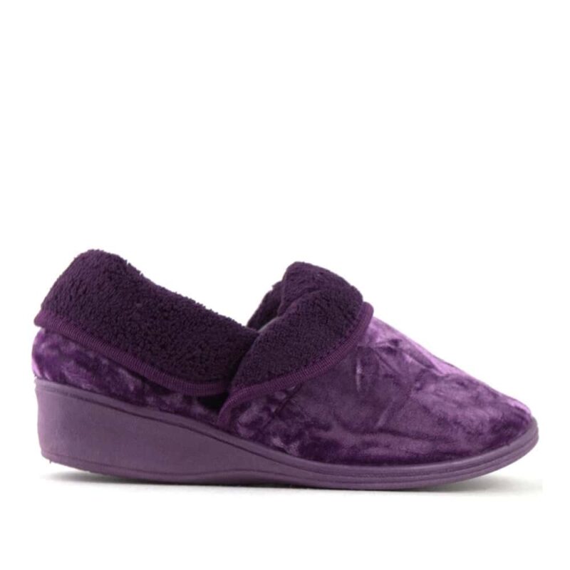 Lotus Doris Purple Full Slipper. Premium Women's Shoes