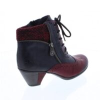 Rieker Y7211-35 Red & Blue Combination. Stylish Premium Shoes