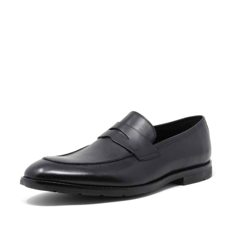 Clarks Ronnie Step Black Leather. Premium Shoes