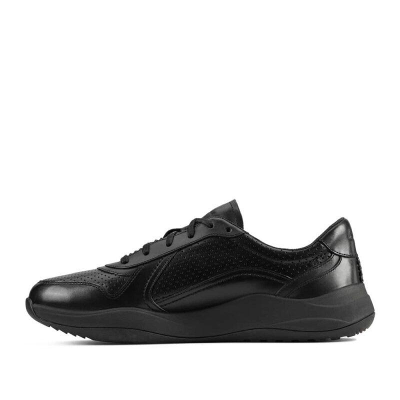 Clarks Sift Speed Black Leather. Premium Shoes