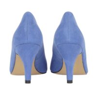 Lotus Holly Blue Microfibre Court Shoes. Premium Shoes