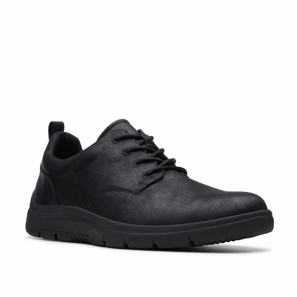 Clarks Tunsil Lane Black Premium Shoes - 121 Shoes