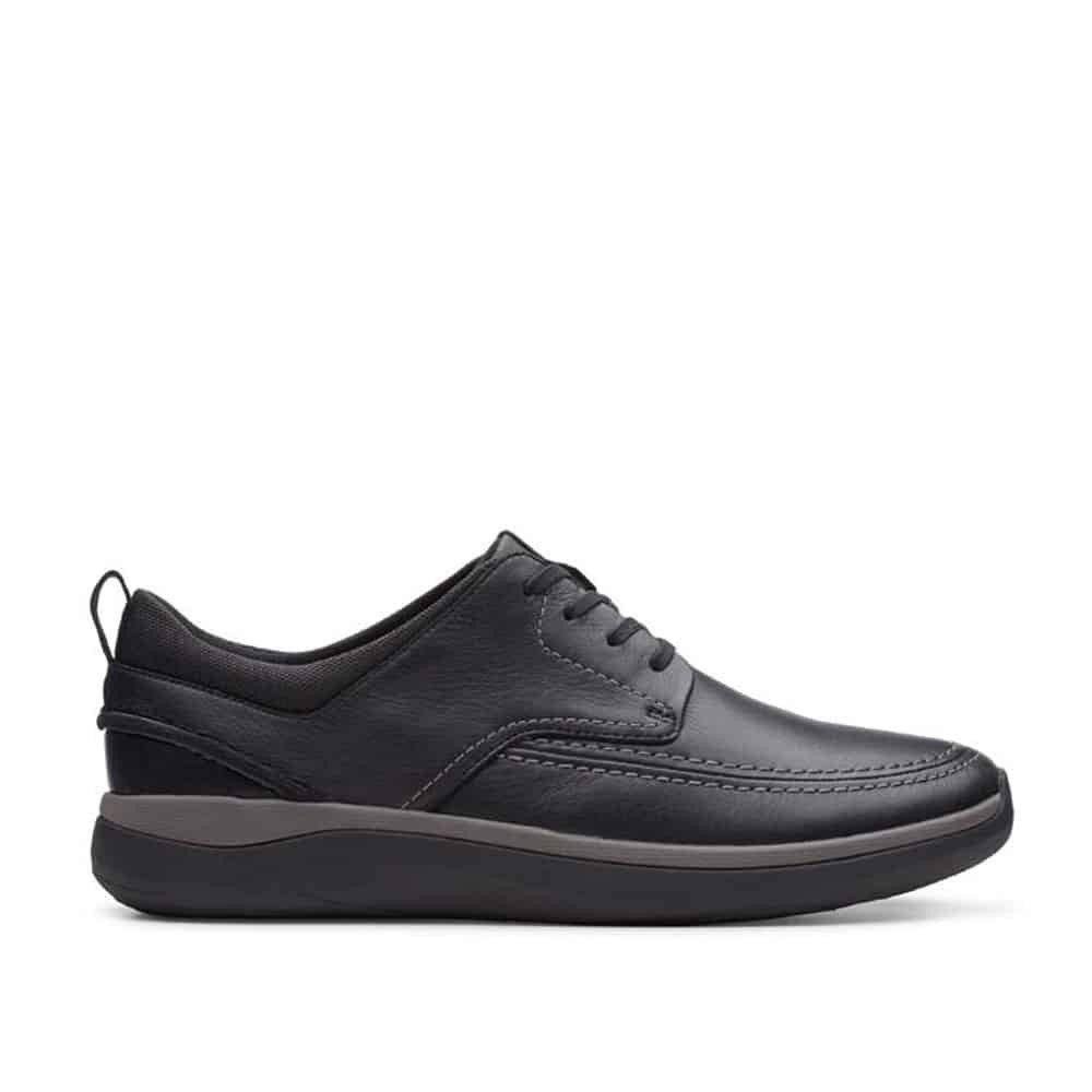 Altitud palo Intenso Clarks Garratt Street Derbys Black Premium Men's Shoes - 121 Shoes