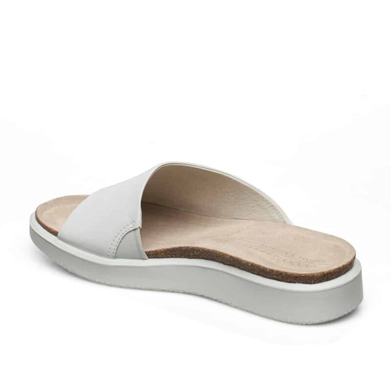 Ecco Corksphere Sandal Bright White