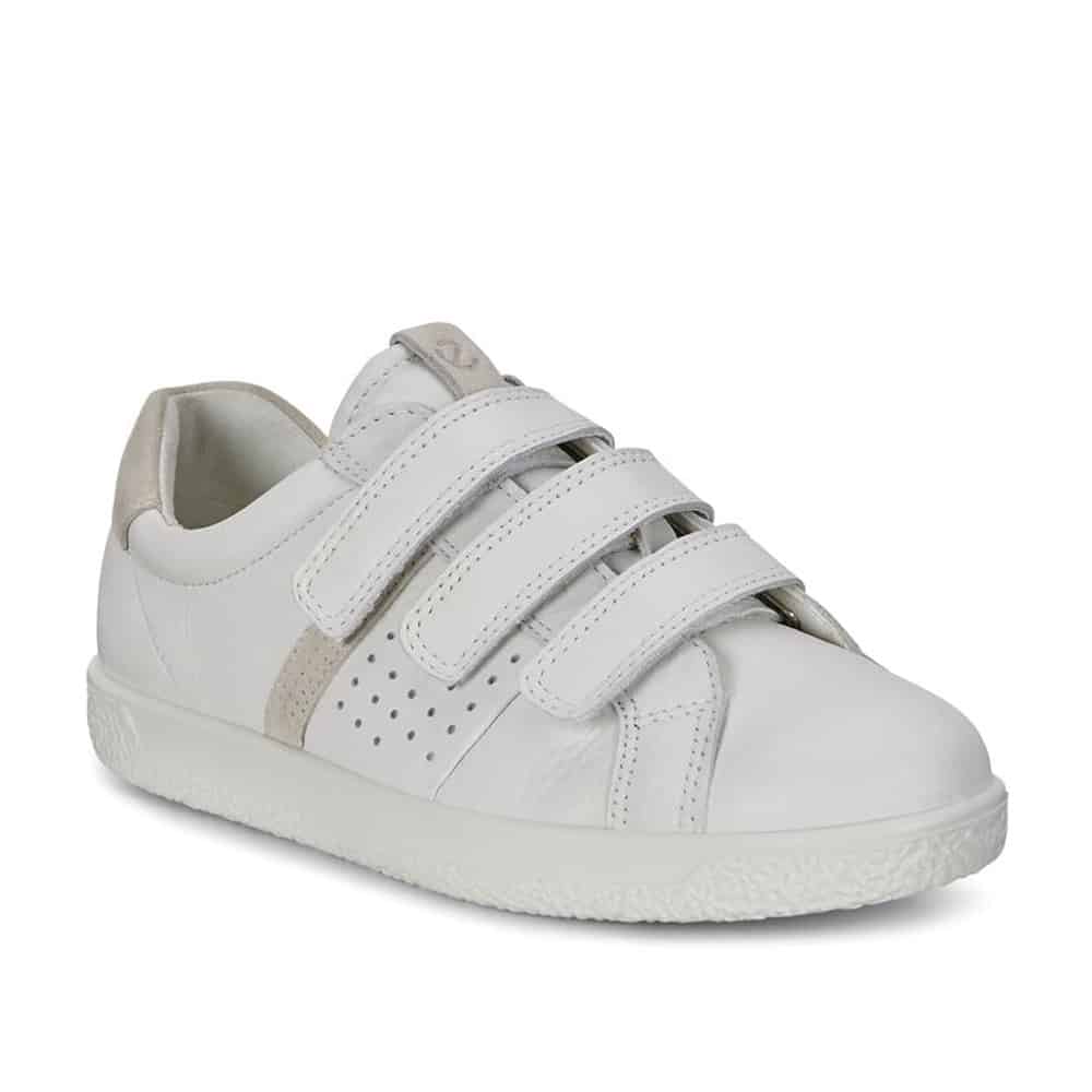 Ecco Soft 1 White Premium Leather Womens Shoes - 121 Shoes