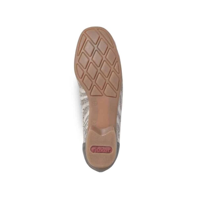 Rieker 40086-42 Ladies Grey Slip On Shoes