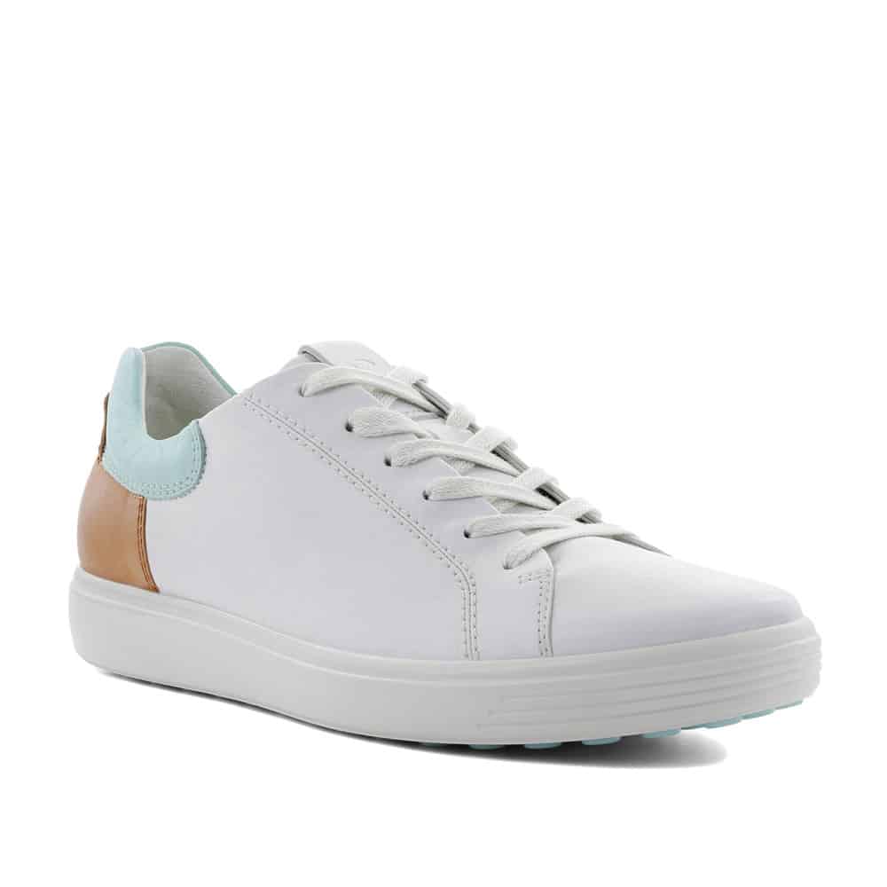 Ecco Soft 7 W White Premium Leather - 121 Shoes
