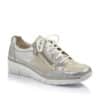 Rieker 53716-80 Ladies Silver and Gold Combination Shoes