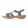 Rieker 62850-14 Ladies Blue Sling Back Sandals