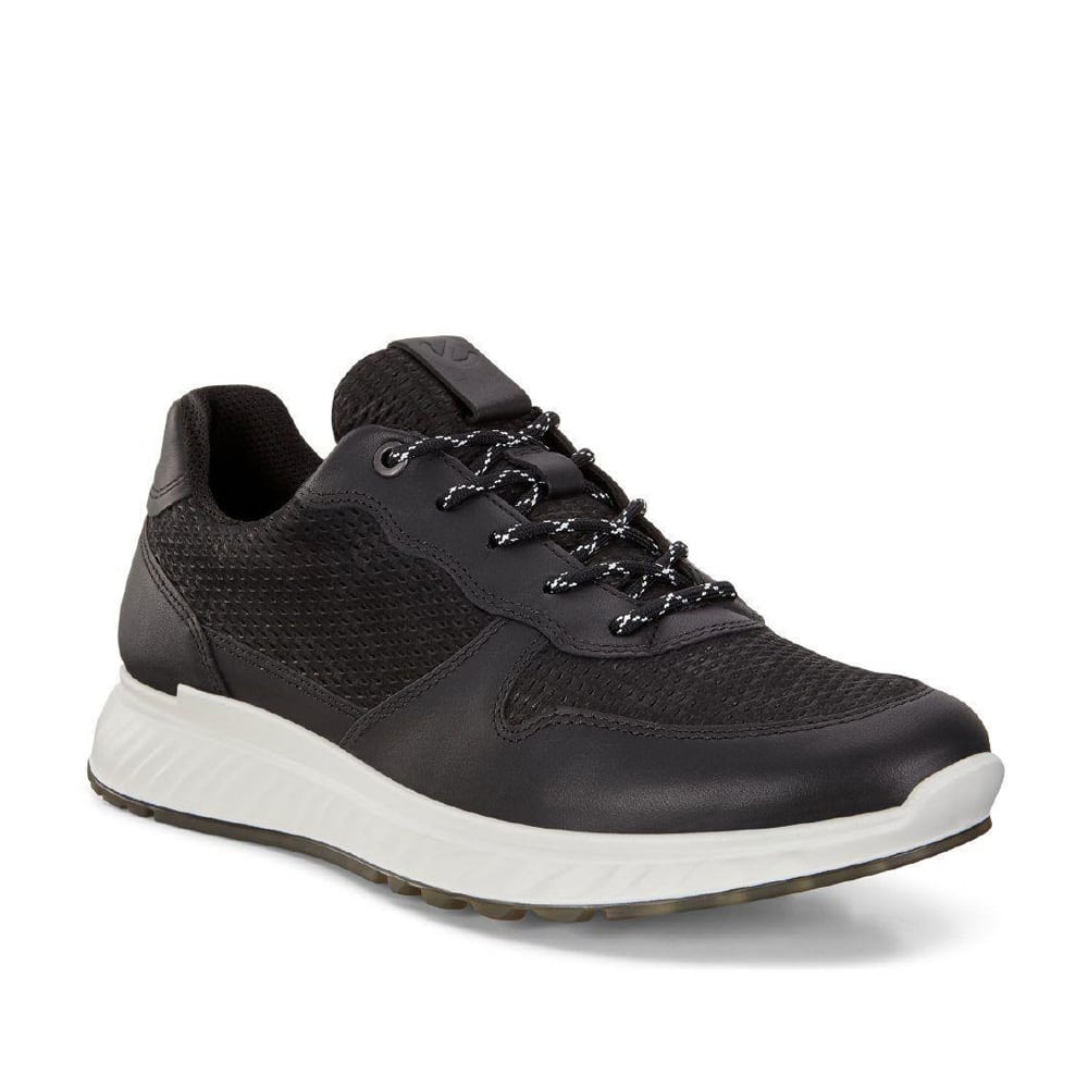 Ecco ST. 1 M Black Premium Black Leather Shoes - 121 Shoes