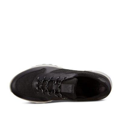 Ecco ST. 1 M Black. Premium Black Leather Shoes