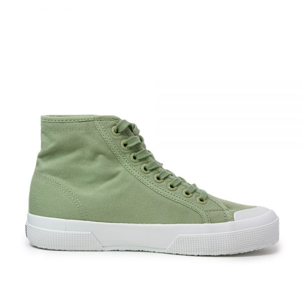 Superga 2295 COTW Green Sage Premium Cotton Trainers - 121 Shoes