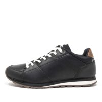 Cat Ventura Base Black. Premium Leather Shoes