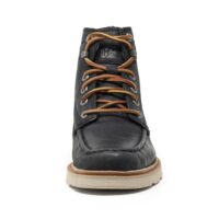 Cat Jackson Moc. Full Grain Black Leather Shoes