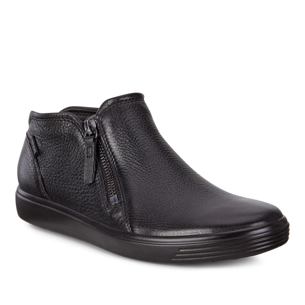 Ecco Soft 7 W Black Lyra Premium Leather - 121 Shoes