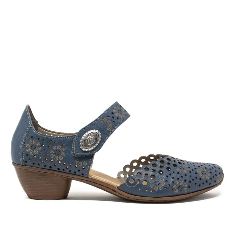 Rieker 43753-12 Blue Sandals