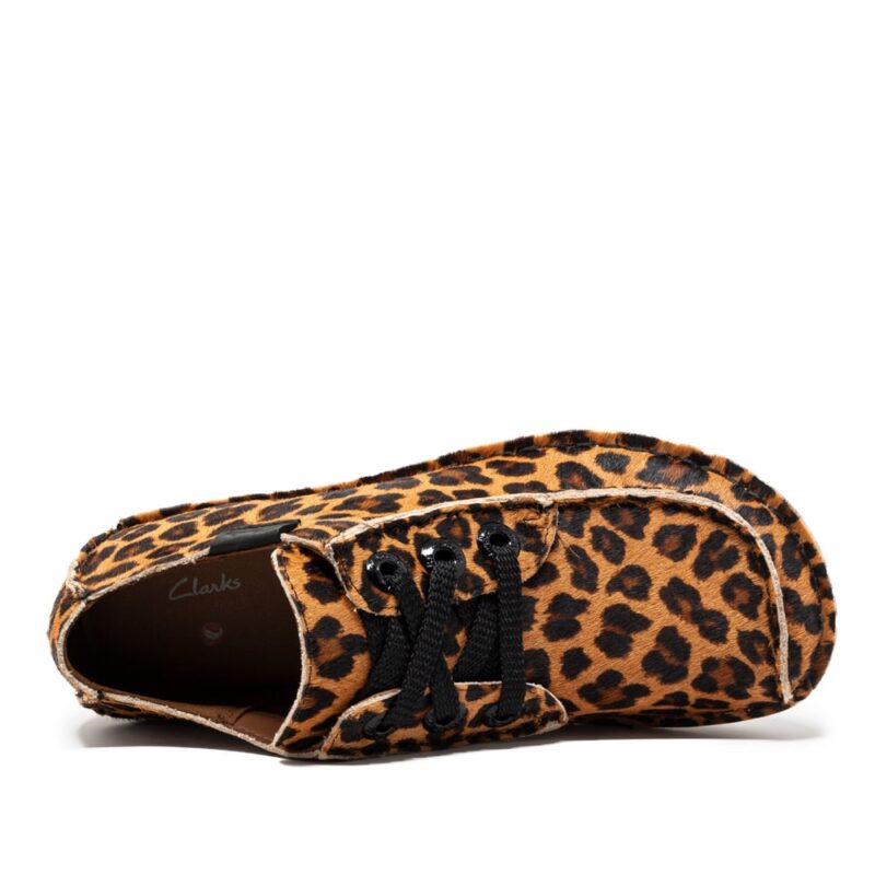 Clarks Funny Dream Leopard Print Premium Shoes - 121 Shoes