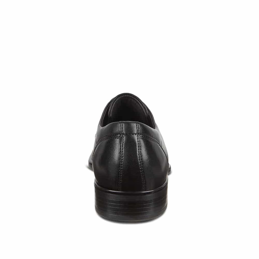 Ecco Citytray Black Santiago Black Leather - 121 Shoes