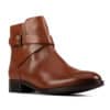 Clarks Hamble Buckle Dark Tan Leather