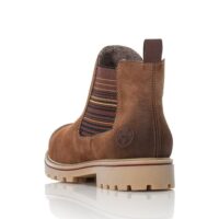 Rieker Z1471-24 Ladies Brown Zip Up Ankle Boots