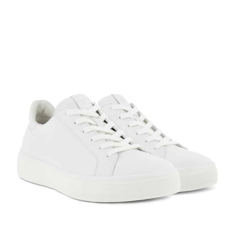 Ecco Street Tray W White Sneaker Premium Womens Shoes - 121 Shoes