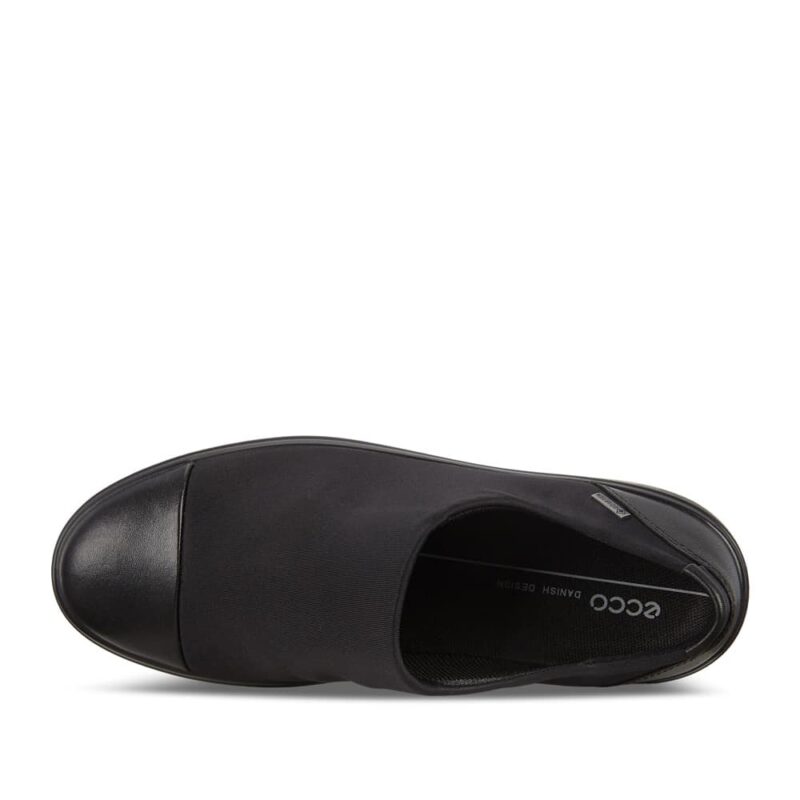 Ecco Soft 7 Wedge W Slip-On Premium Black Leather - 121 Shoes