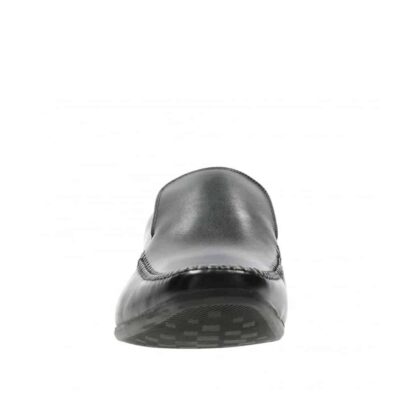 glement seam black leather