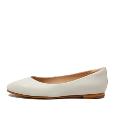 CLARKS Grace Piper White Leather