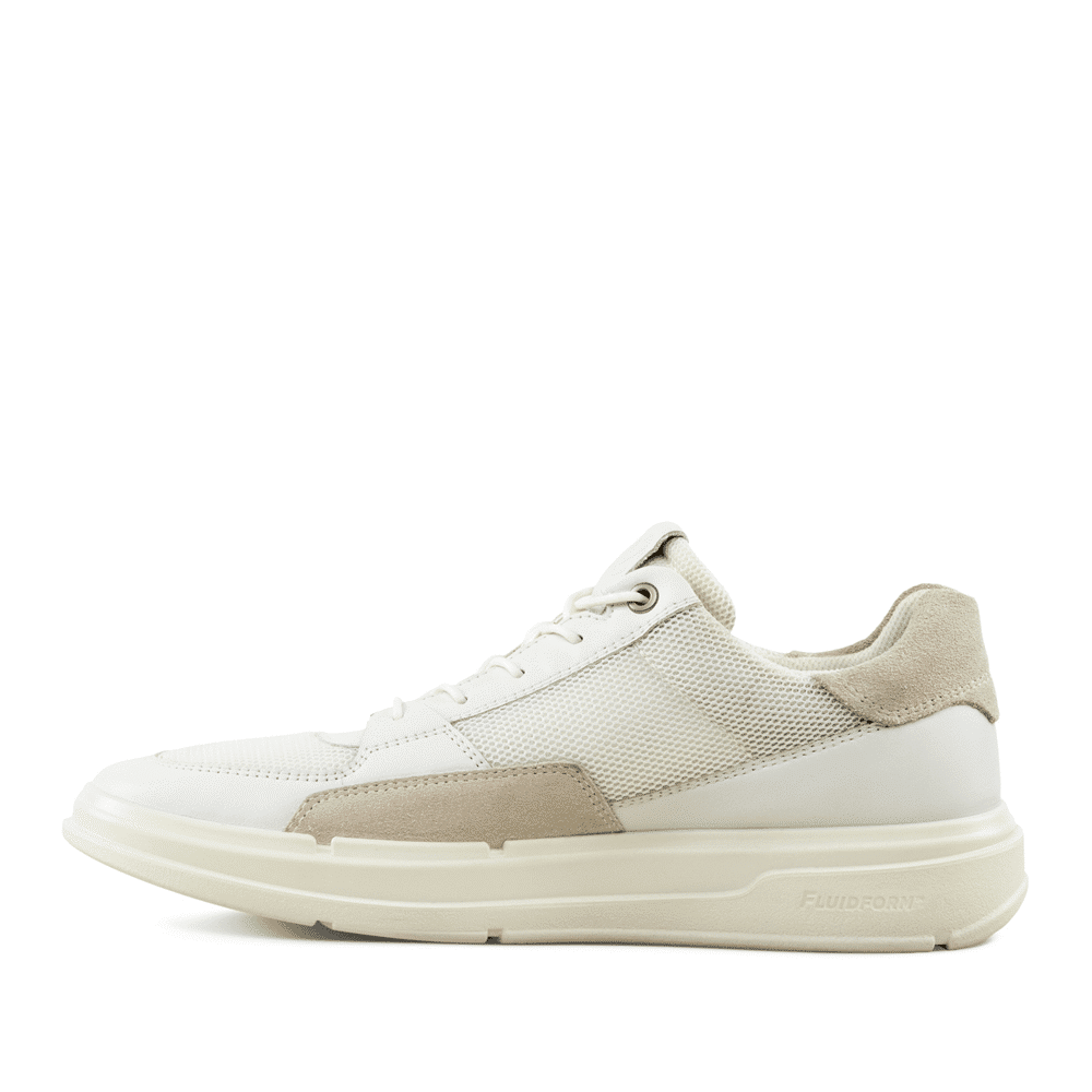 Ecco Soft X M Sneaker White Premium Leather Sneakers - 121 Shoes