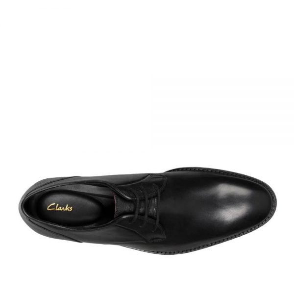 clarks star stride black leather