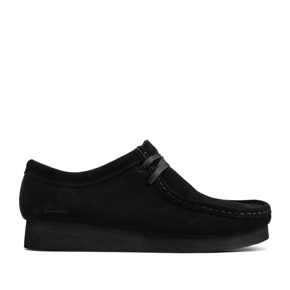 Clarks Wallabee 2 Black Suede Premium Leather Shoes - 121 Shoes