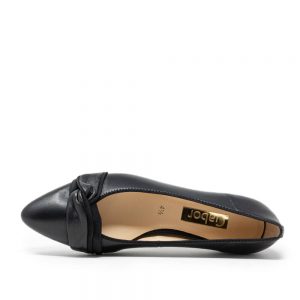 Premium Black Leather Wome's Shoes
