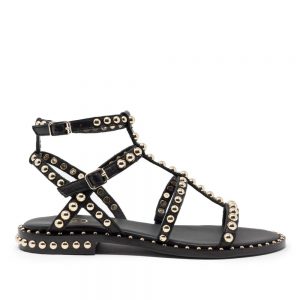 Ash Precious Sandals Black Leather